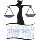 Hawaii Association for Justice (HAJ) Logo