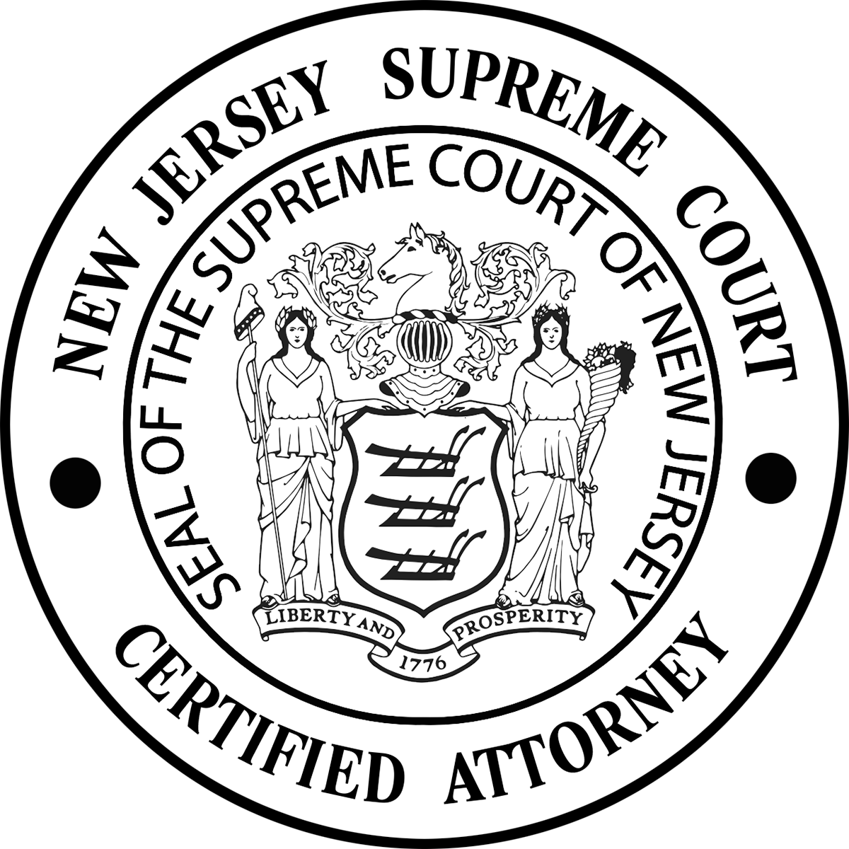 New Jersey Board on Attorney Certification Logo