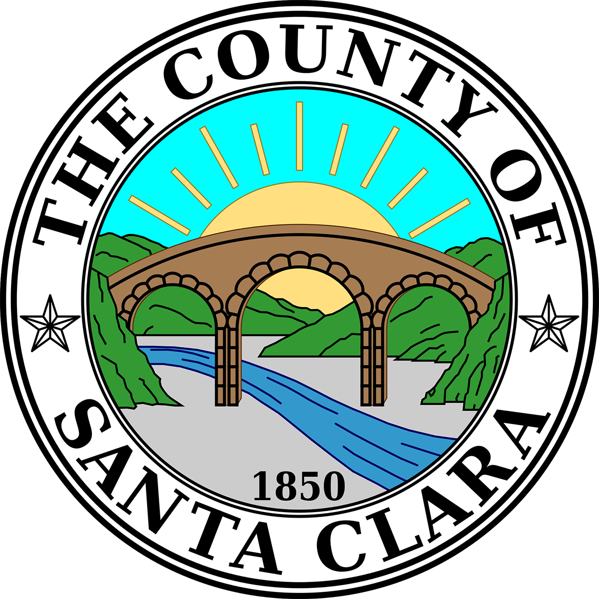 Santa Clara County Departments and Agencies Logo