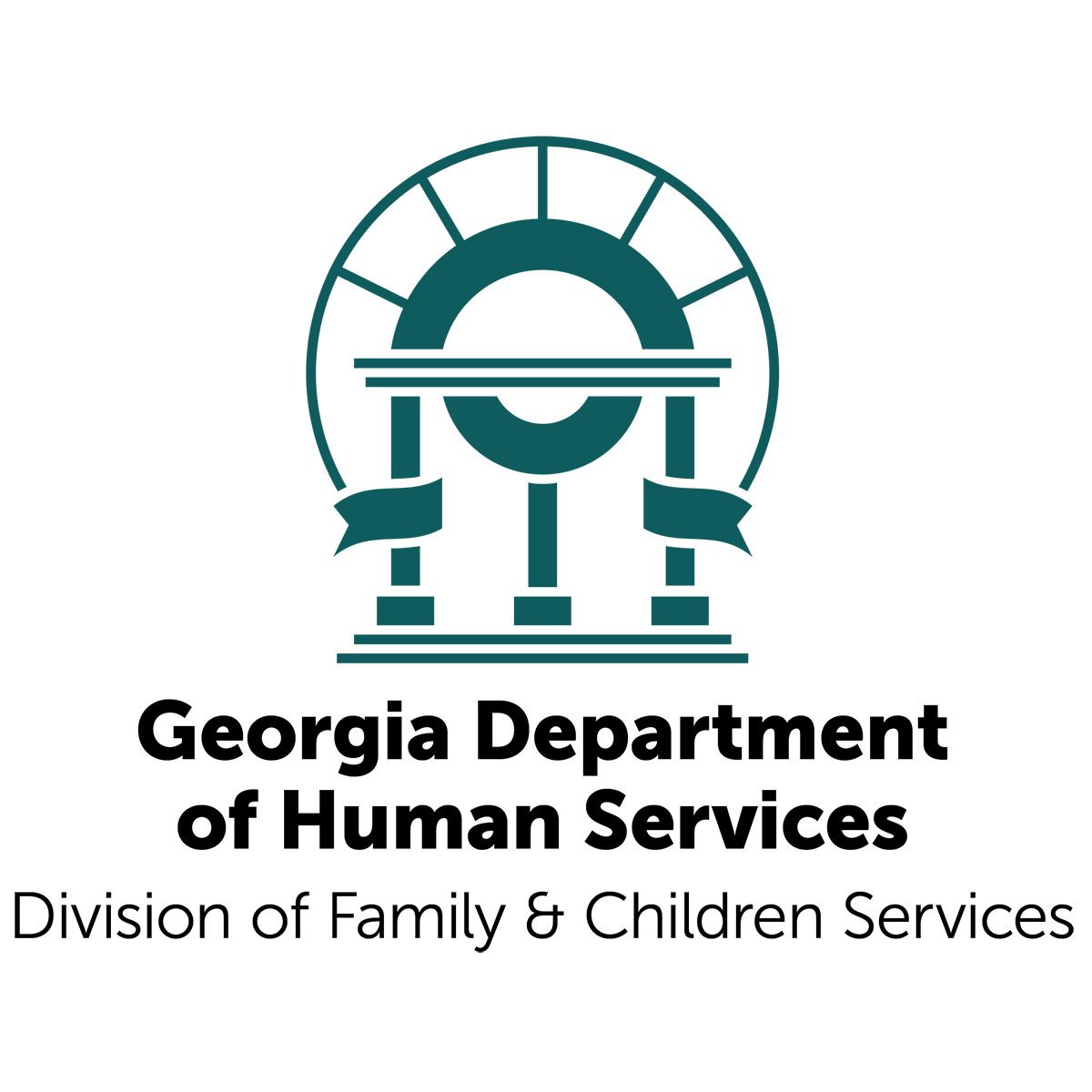 Georgia Department of Human Services Division of Family and Children Services Logo