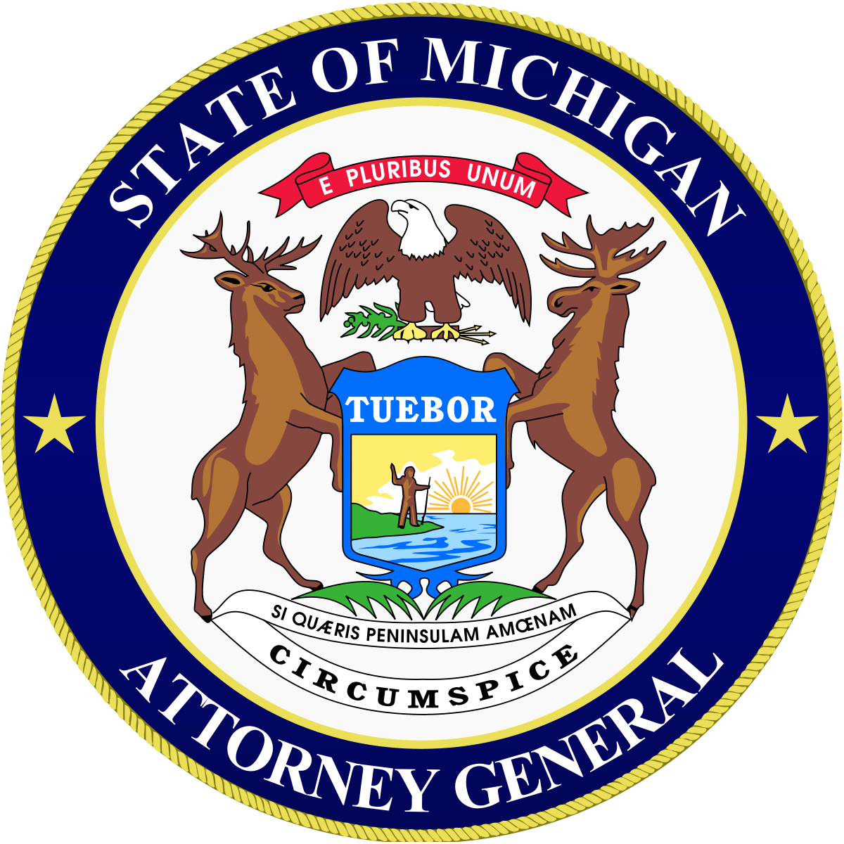 Department of Attorney General - State of Michigan Logo
